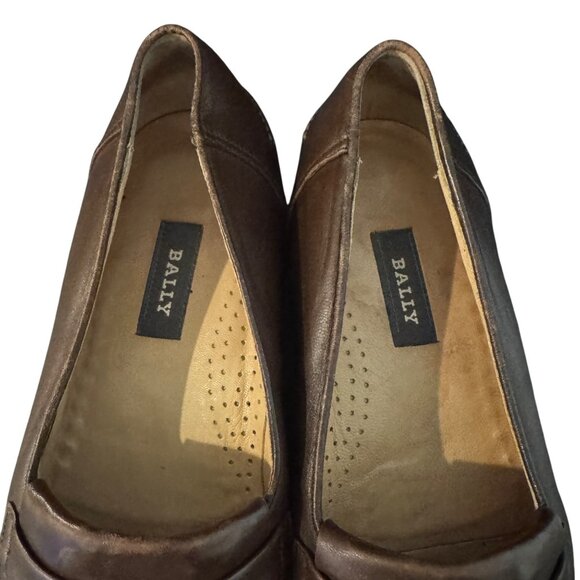 Vintage Bally Men's Leather Loafers Tassels & Fringe, Size 9D - Picture 6 of 9